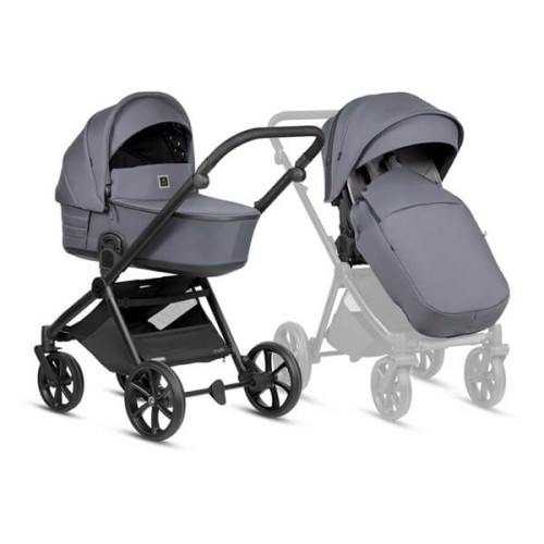 Универсальная коляска 2 в 1 Tutis Mio3 plus Essential Dark Grey